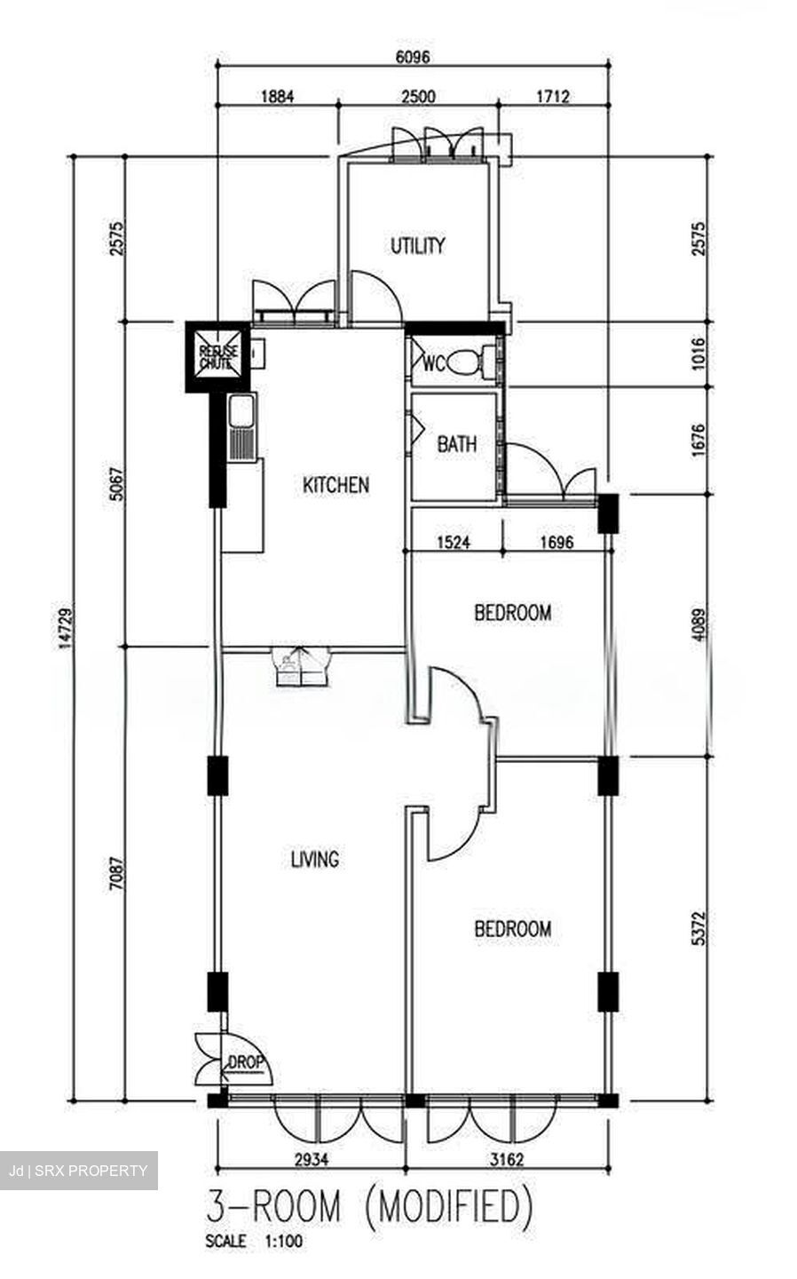 Blk 32 Marine Crescent Ville (Marine Parade), HDB 3 Rooms #633820271